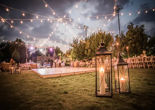 The Ultimate Guide On Where to Hang the Wedding String Lights