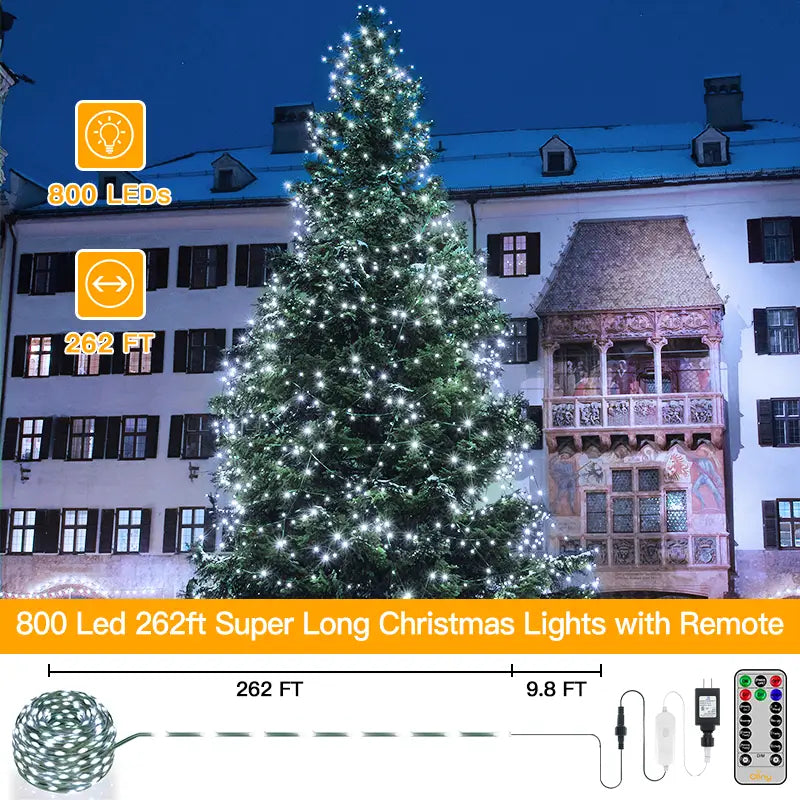 100 Lights Christmas String Lights, Set Contains 1 String Of 10 Meters, 1  Battery Box, 1 Remote Control, String Warm Color Lights, Remote Control, 8  Light Modes, Brightness Adjustable, For Christmas Indoor, Wedding, Holiday  Decoration - Temu