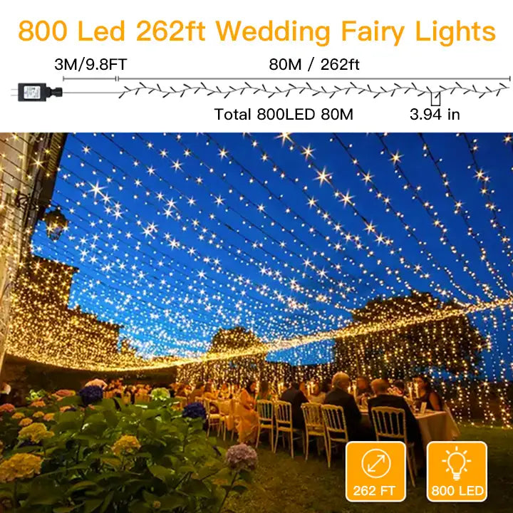 Twinkly Strings HD 700 Smart RGB W LEDs, 38,5 Meter, Grüne Leitung, Weihnachtsbeleuchtung für Innen- und Außenbereich