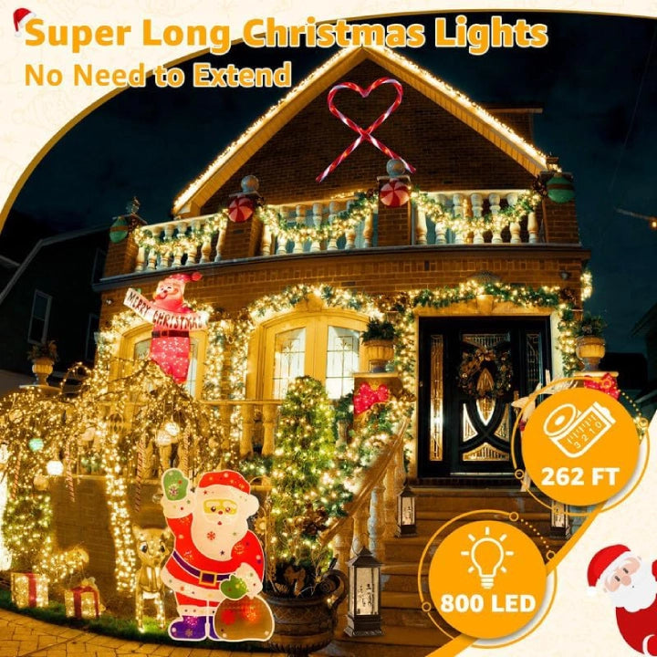 Ollny 400/800 LEDs Warm White String Lights