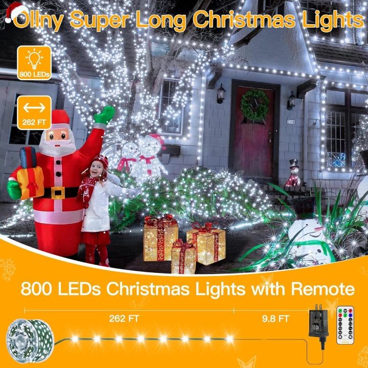 800 led christmas lights hotsell