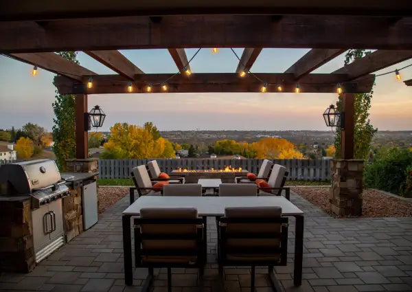 How to Hang String Lights on a Covered Patio without Nails