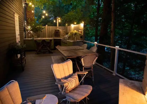 The Easiest Way to Hang String Lights On Your Deck