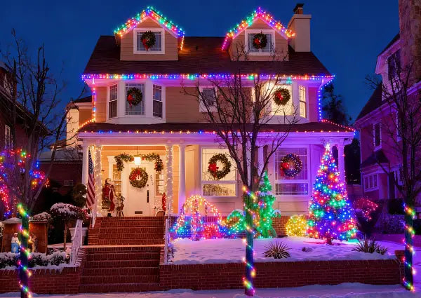 Set the Perfect Holiday Mood with Ollny Color-Changing Outdoor Christmas Lights