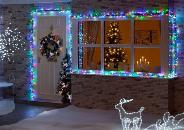 How to Hang Christmas Lights Around Windows