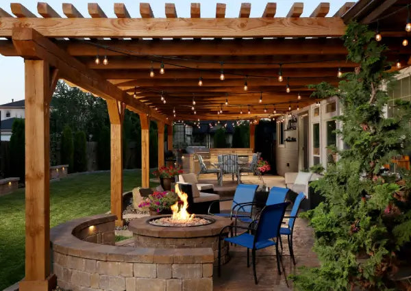 How to Hang String Lights on a Patio and Illuminate Your Backyard Space