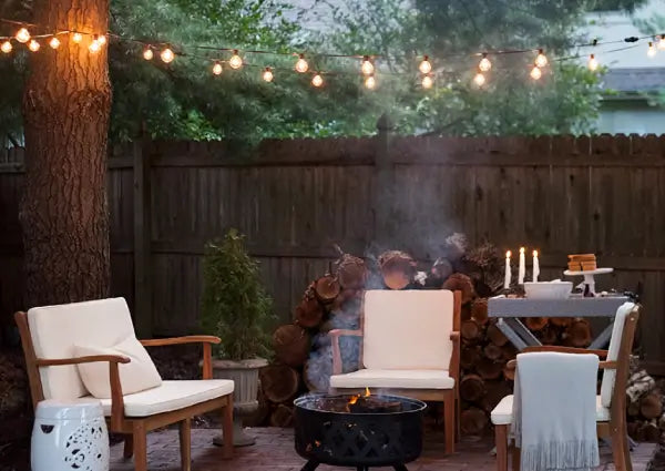 How to Hang Patio String Lights to A Tree