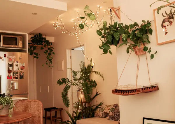 How to Hang Fairy Lights on the Ceiling