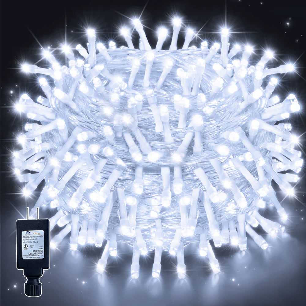 
                  
                    Ollny 66/164ft 200/500 LED Christmas String Lights, 8 Lighting Modes 3 Timing Waterproof Indoor Outdoor Christmas Lights for Holiday Decorations
                  
                