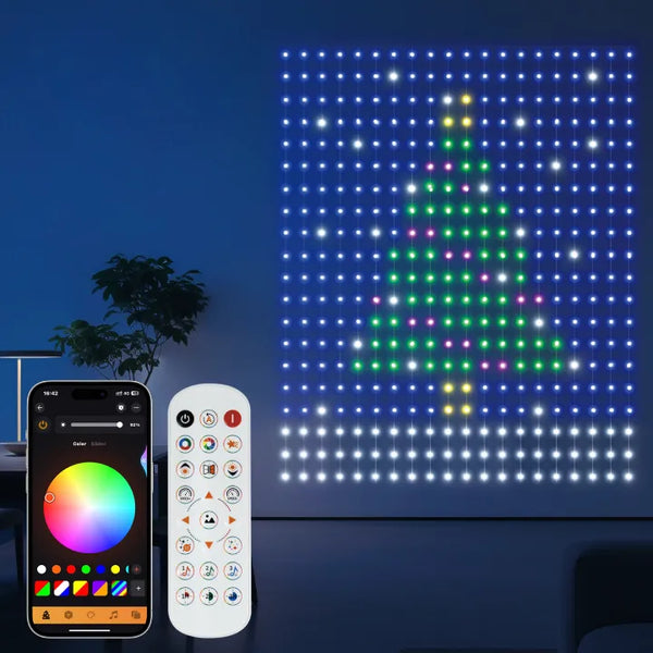 Ollny Smart RGBIC Curtain Lights