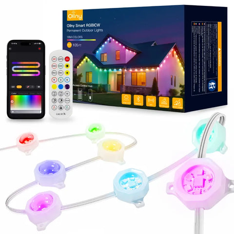 Ollny Smart RGBICW Permanent Outdoor Lights