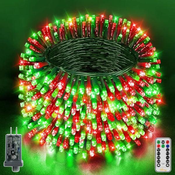 Ollny 1000 led Christmas lights for home