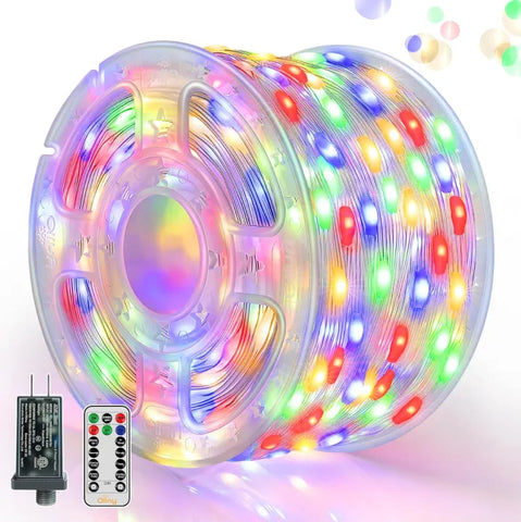 Ollny 1000led clear cable outdoor Christmas lights