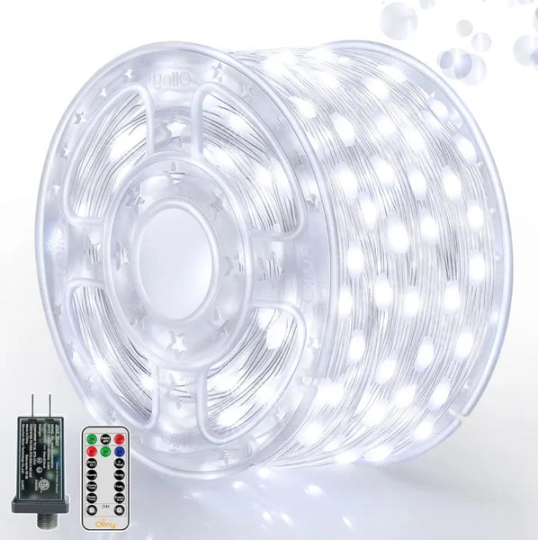 Ollny 1000led clear cable string lights