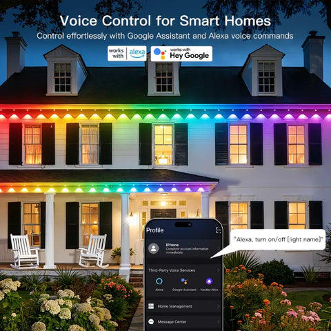 Ollny Smart RGBICW Permanent Outdoor Lights