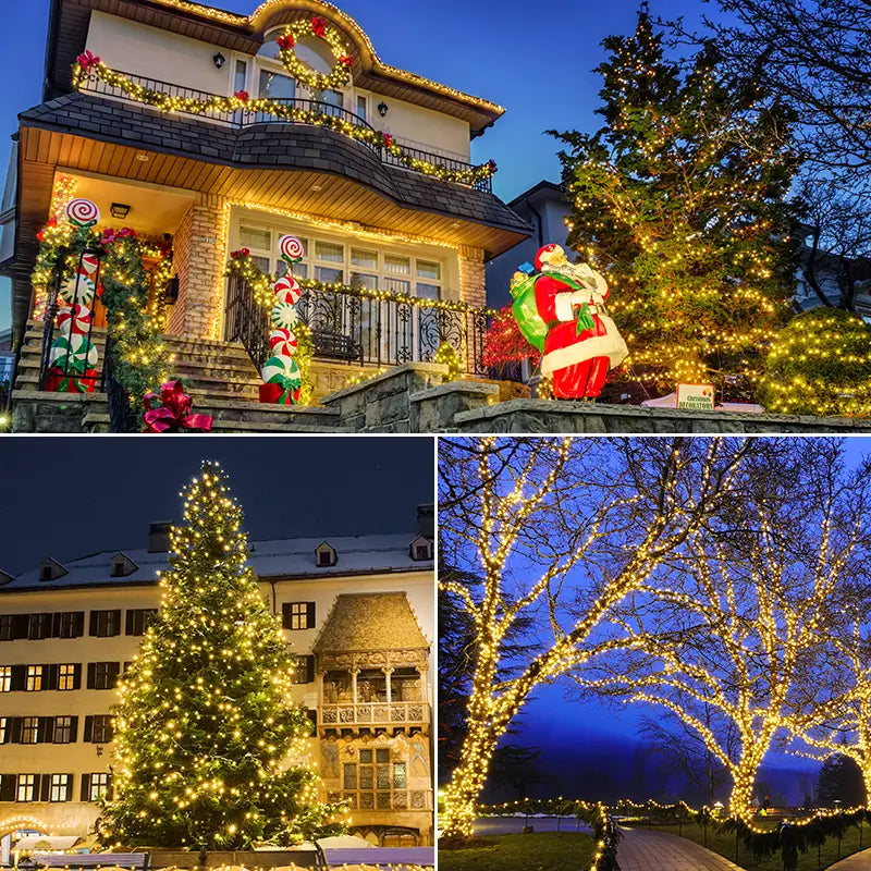 
                  
                    Ollny's 1000 leds warm white Christmas lights for outdoor use
                  
                