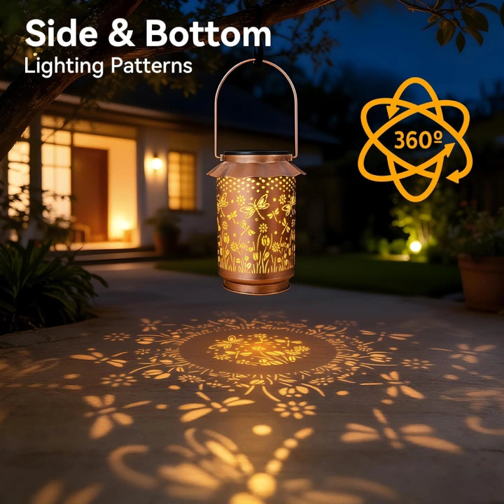
                  
                    Ollny Dragonfly Solar Lanterns for Outdoor, Garden, Backyard, Patio(Warm White, IP65 Waterproof)
                  
                