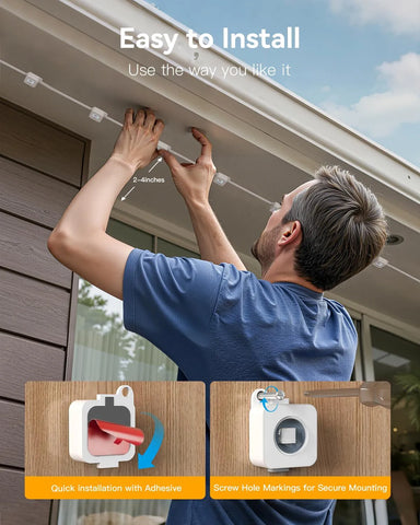 2 ways to install permanent outdoor lights