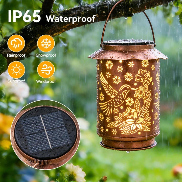 
                  
                    Ollny Hummingbirds Solar Lanterns for Outdoor, Garden, Backyard, Patio(Warm White, IP65 Waterproof)
                  
                