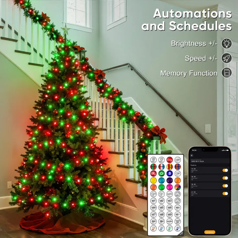 Ollny Smart RGBIC IP67 Waterproof String Lights