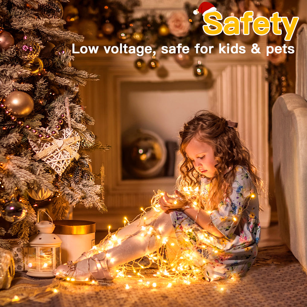 
                  
                    Ollny 12ft 108 LED Icicle Lights for Outside, 8 Lighting Modes 3 Timing Waterproof Icicle Christmas Lights Indoor Outdoor Decorations, Warm-white
                  
                