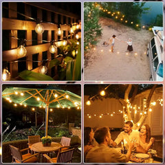 4 solar string lights outdoor decorations