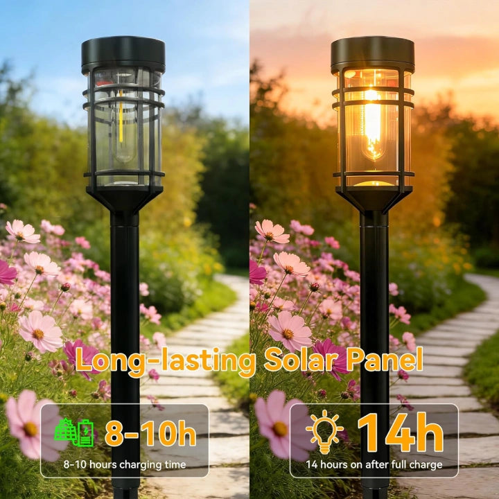 
                  
                    Ollny Solar Pathway Lights for Outdoor, Patio, Walkway, Path, Lawn (Warm White, IP65 Waterproof)
                  
                