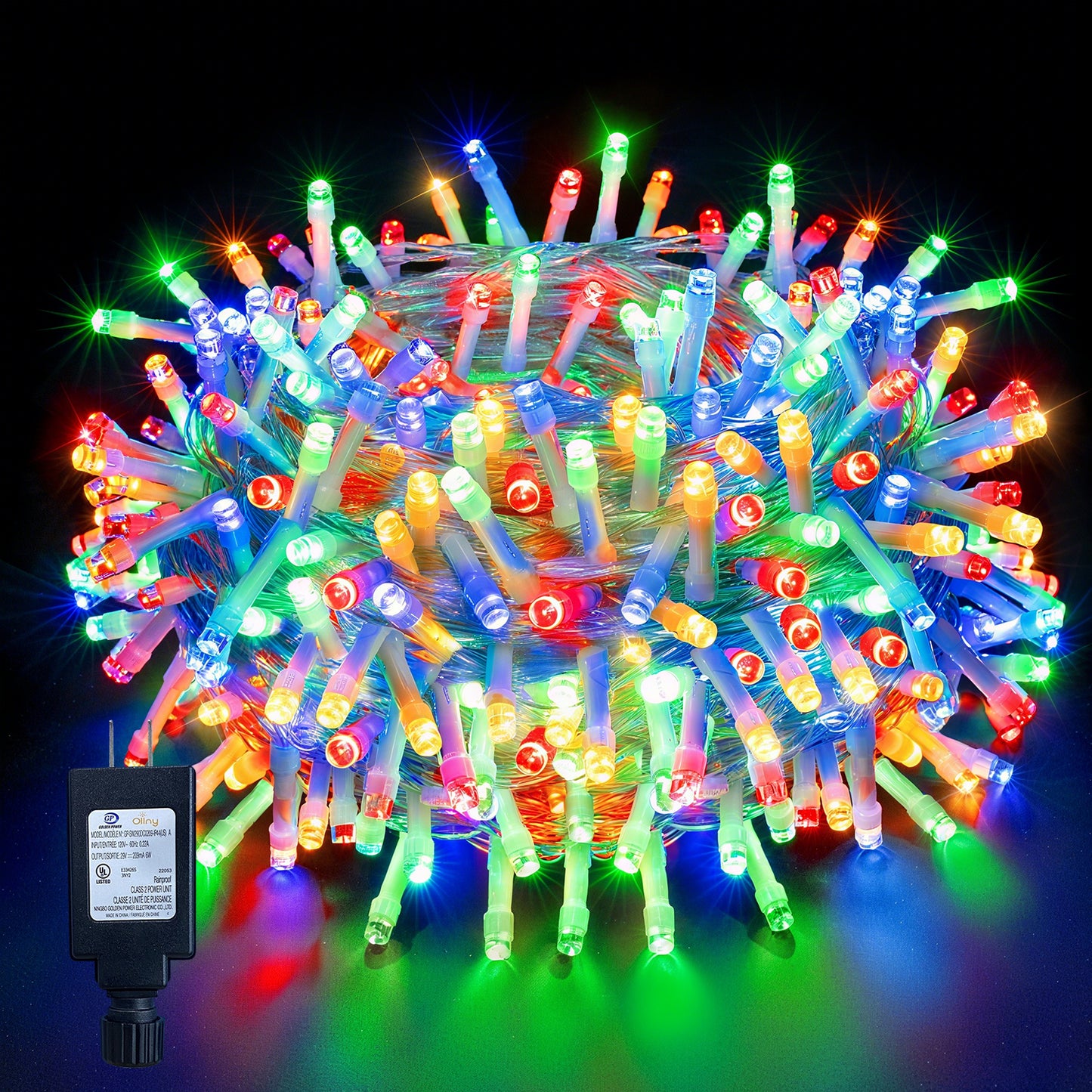 
                  
                    Ollny 66/164ft 200/500 LED Christmas String Lights, 8 Lighting Modes 3 Timing Waterproof Indoor Outdoor Christmas Lights for Holiday Decorations
                  
                