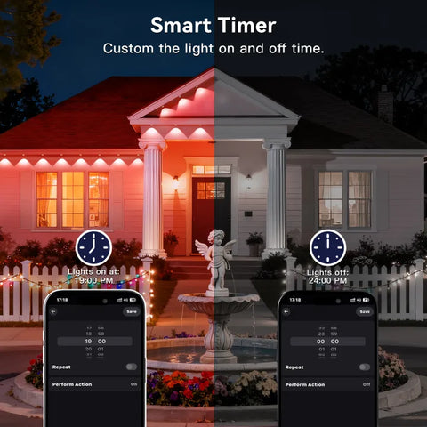 Ollny Smart RGBICW Permanent Outdoor Lights