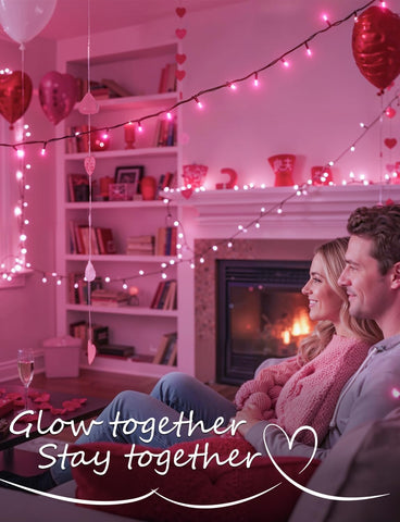 Ollny Smart Christmas Lights, 200 LED 66ft Christmas Tree Lights for House, Pathway, Tree(Green Cable, APP Control, RGB 16M Colors, Programmable)