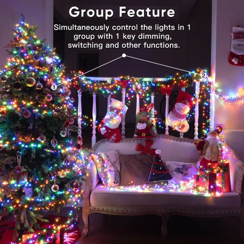 Ollny Smart RGBIC Cluster Lights