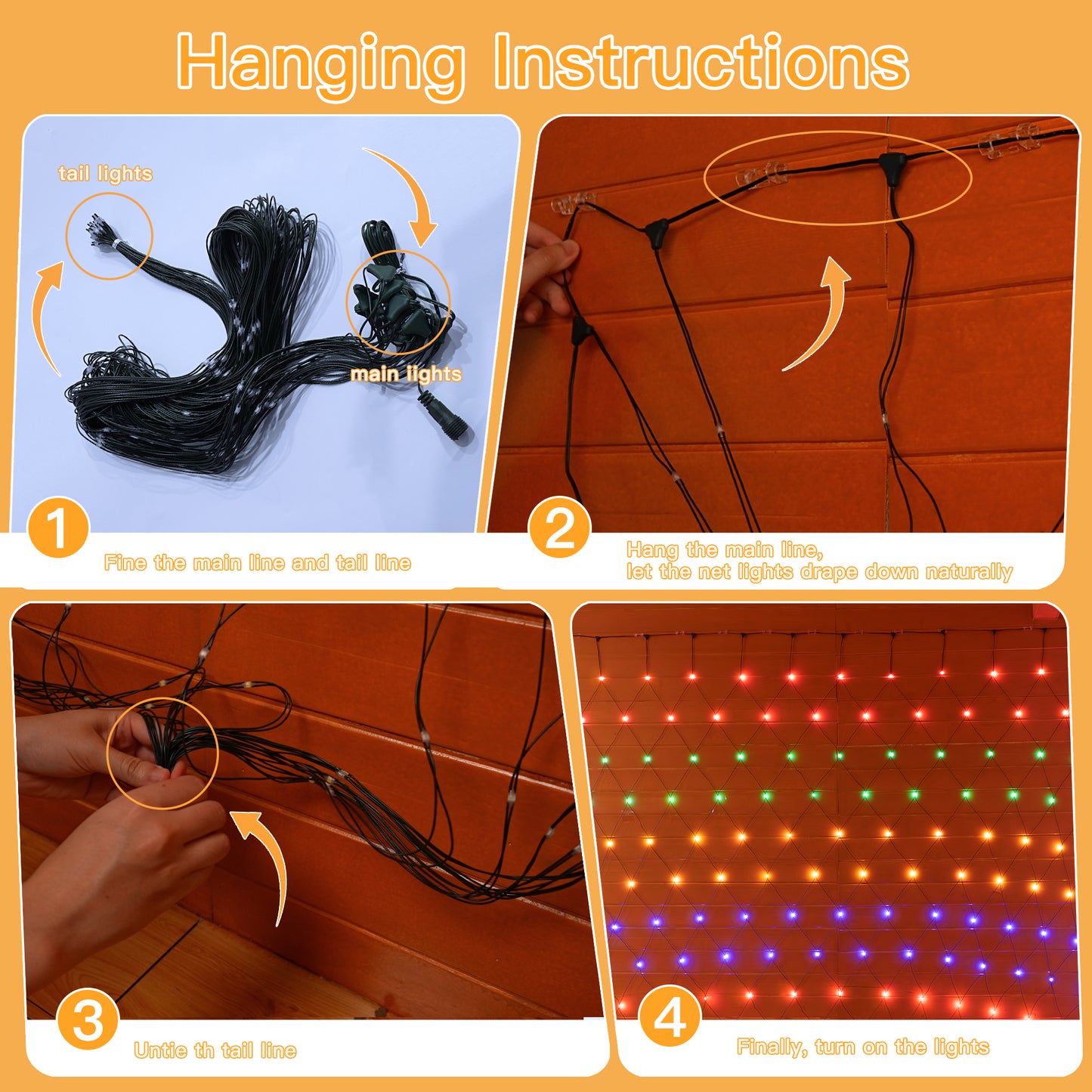 
                  
                    Ollny 10x7ft 210 LED Mesh Net Lights, Connectable IP67 Waterproof Mesh String Lights with 8 Modes & Timer Function for Outdoor Indoor Christmas Tree Bush Wall Decor
                  
                