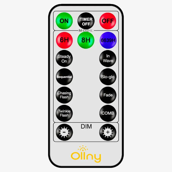 Ollny Remote Control - 8 Modes 16 Keys