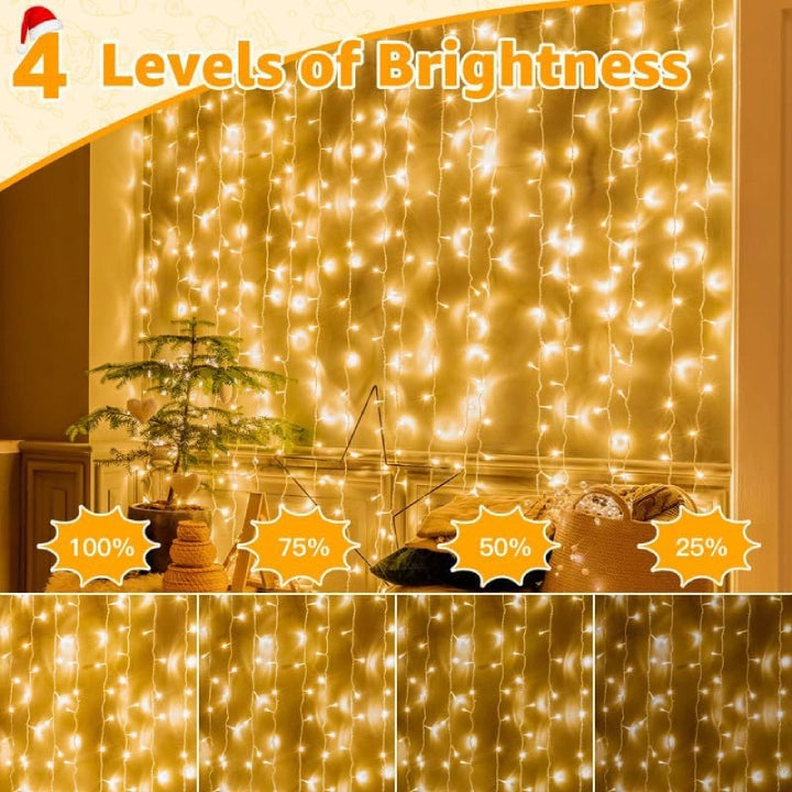 
                  
                    Ollny 800 LED 262ft Warm White String Lights (Clear Cable, Plug in, 8 Modes, IP44 Waterproof)
                  
                