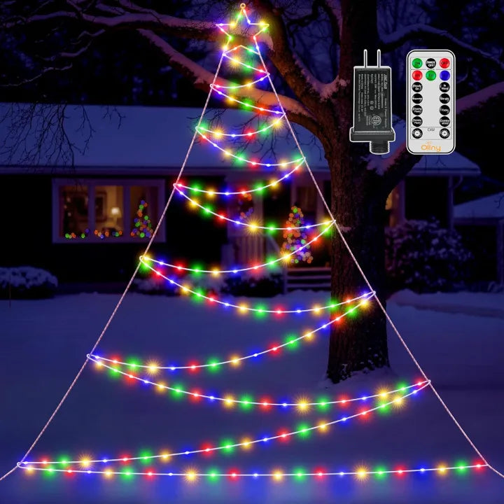 Ollny Colorful string lights with a remote control