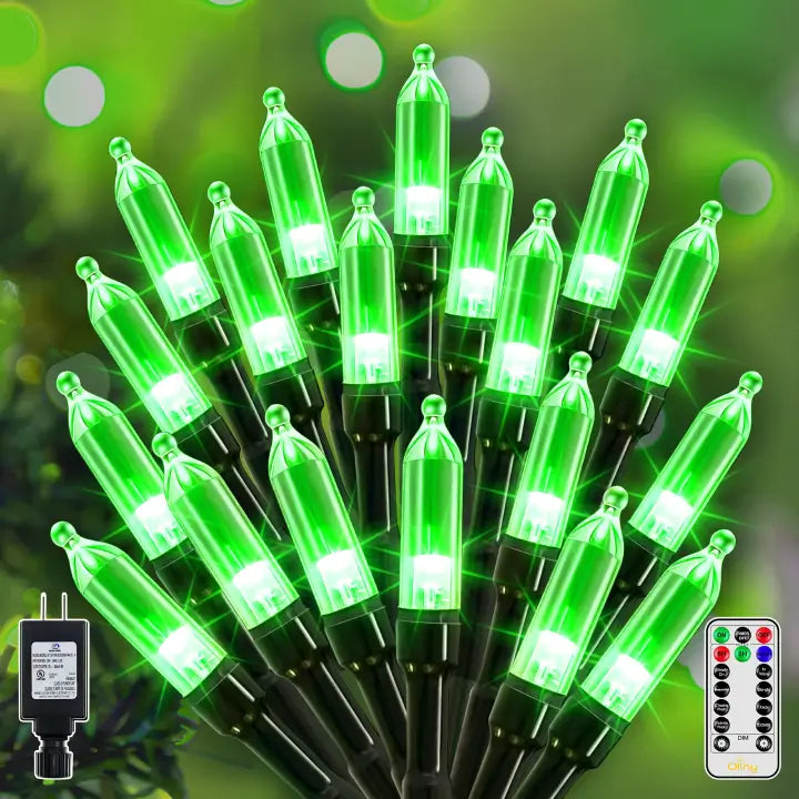 Ollny's 300 leds 49ft multicolor Christmas mini lights
