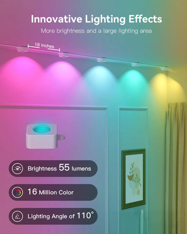 Innovative Lighting Effects for permanent christmas lights outdoor: More brightness and a large lighting area