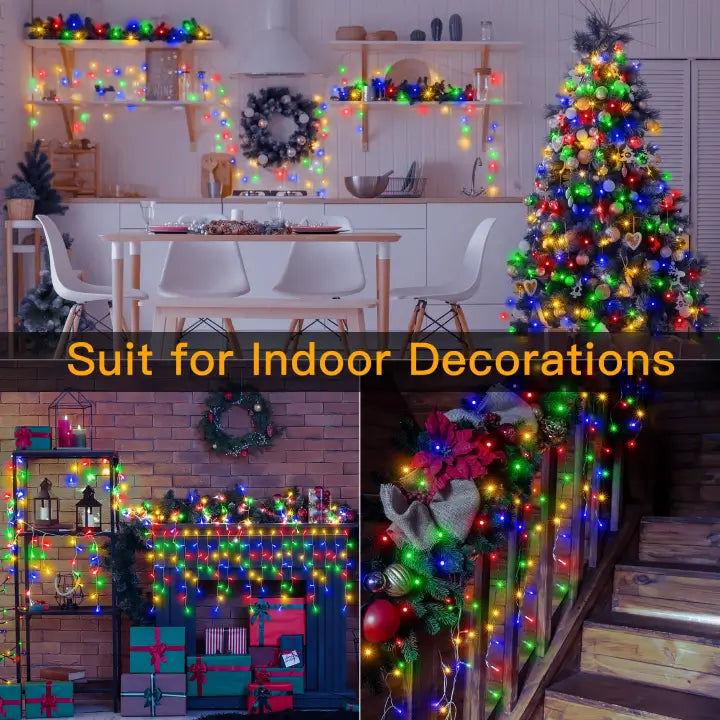 
                  
                    Ollny's 486 leds multicolor icicle lights also suit for indoor decoration
                  
                