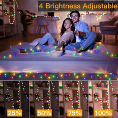 Ollny's 900 leds multicolor Christmas lights with 4 brightness levels