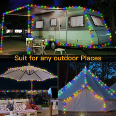 Ollny's 900 leds multicolor Christmas lights suit for any outdoor palces