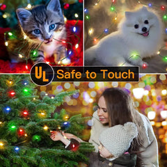 Ollny's 900 leds multicolor Christmas lights are safe to touch