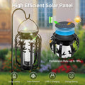 Ollny Upgraded Flickering Flame Solar Light for Outdoor, Yard, Patio, Lawn(Warm White, IP65 Waterproof, 4 Modes)