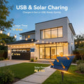 Ollny 100FT S11 Solar Patio Lights(35 Bulbs, IP45 Waterproof, Solar Powered, 2 Spare Bulbs)