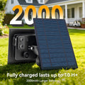 Ollny 100FT S11 Solar Patio Lights(35 Bulbs, IP45 Waterproof, Solar Powered, 2 Spare Bulbs)