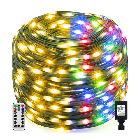 Ollny's 800 leds 262ft warm white/multi color Christmas lights