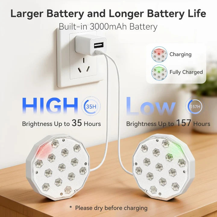 
                  
                    3000mAh battery for up to 157hours
                  
                