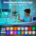 Ollny LED Ocean Wave Projector Lamp for Bathroom, Shower, Bathtub(16 Modes, IP44 Waterproof)