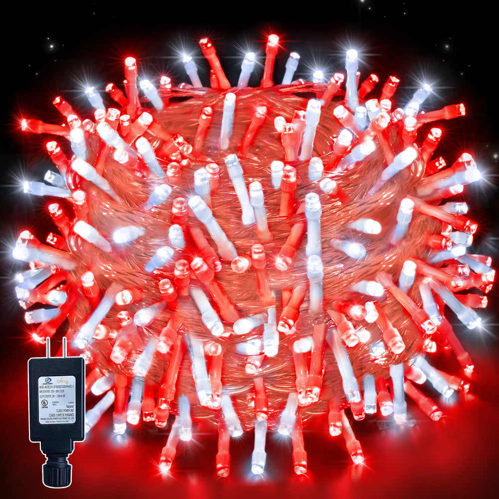 
                  
                    Ollny 66/164ft 200/500 LED Christmas String Lights, 8 Lighting Modes 3 Timing Waterproof Indoor Outdoor Christmas Lights for Holiday Decorations
                  
                
