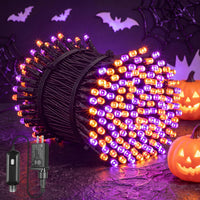 Ollny Orange and Purple Halloween String Lights