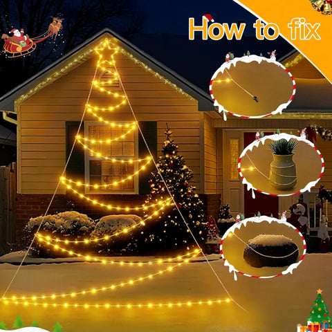 how to decorate Christmas tree with Ollny lights